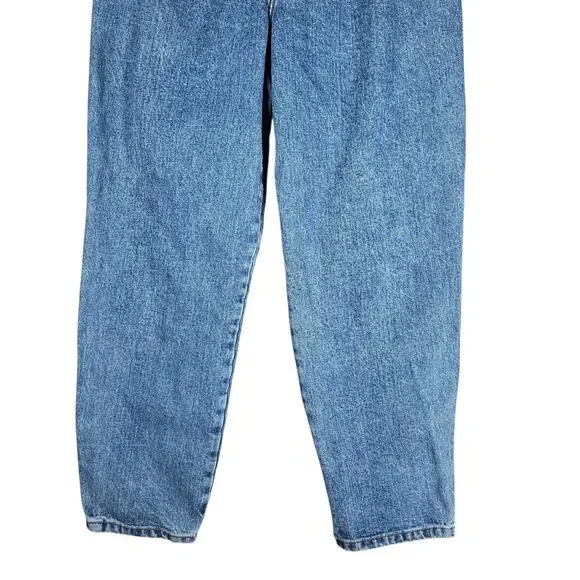 Vintage Guess Jeans Women 28 Pleated Tapered High Rise Made USA 80s Cotton Denim - Picture 3 of 11